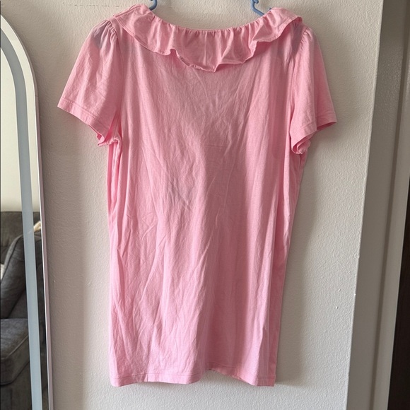 Lilly Pulitzer Pink Ruffled Blouse - Picture 6 of 7